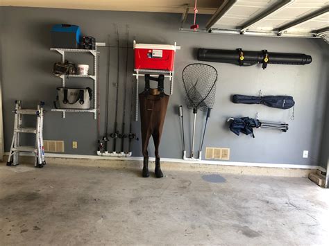 fishing gear garage storage